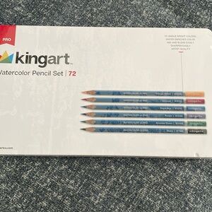 NWT - People Kingart Watercolor Pencil Set/72.